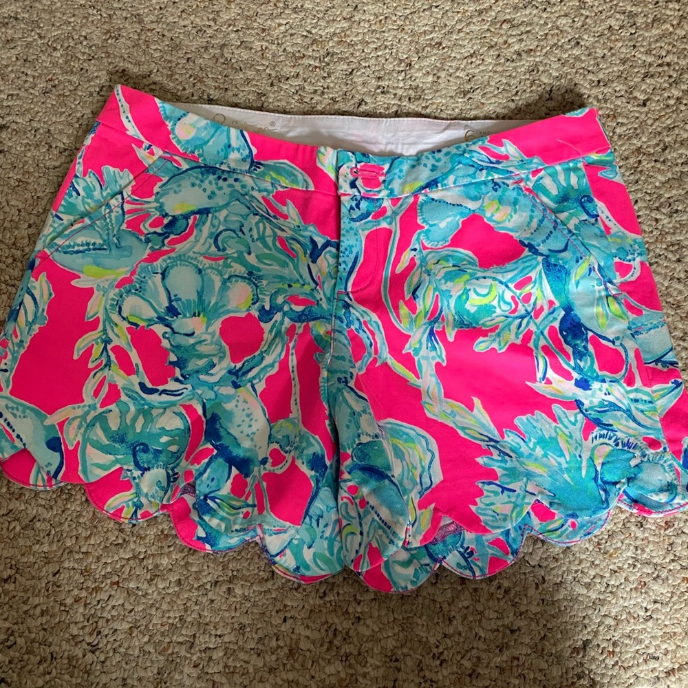Lilly Pulitzer Scalloped Shorts